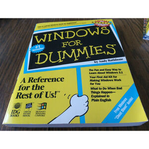 Windows For Dummies By Andy Rathbone (1992 IDG Books)